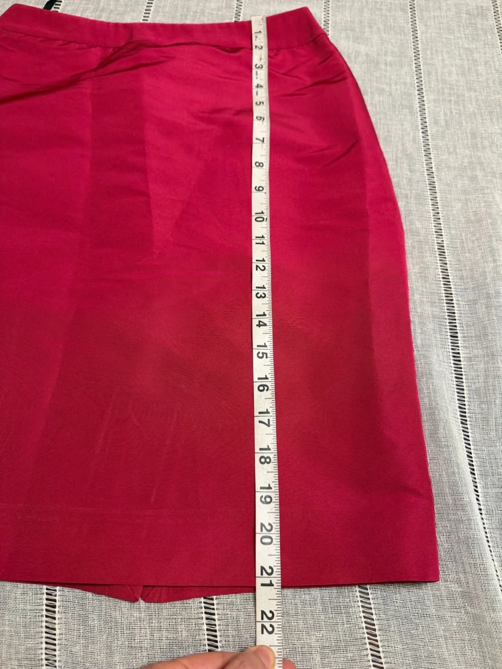 Vintage Red Valentino Night Red Skirt Size Small Classic Pencil Skirt